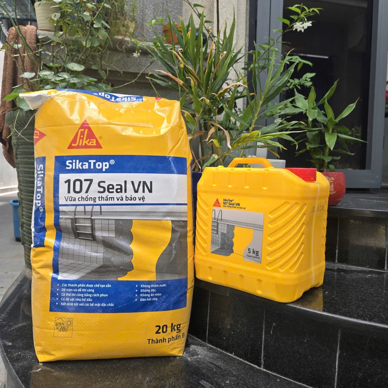Sikatop 107 Seal VN | Vữa Chống Thấm Gốc Xi Măng Polyme Cải Tiến