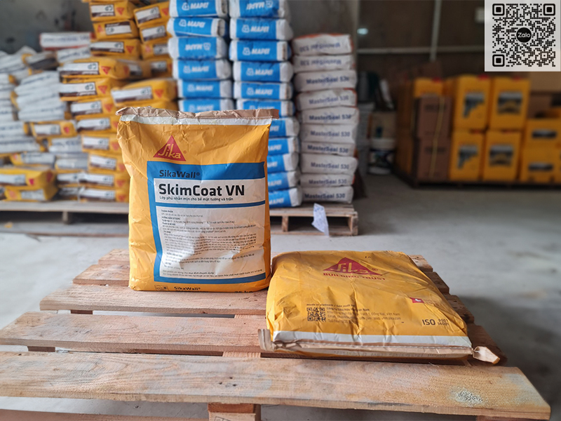 SIKAWALL SKIMCOAT VN | Lớp Phủ Nhẵn Mịn Cho Bề Mặt Tường Và Trần