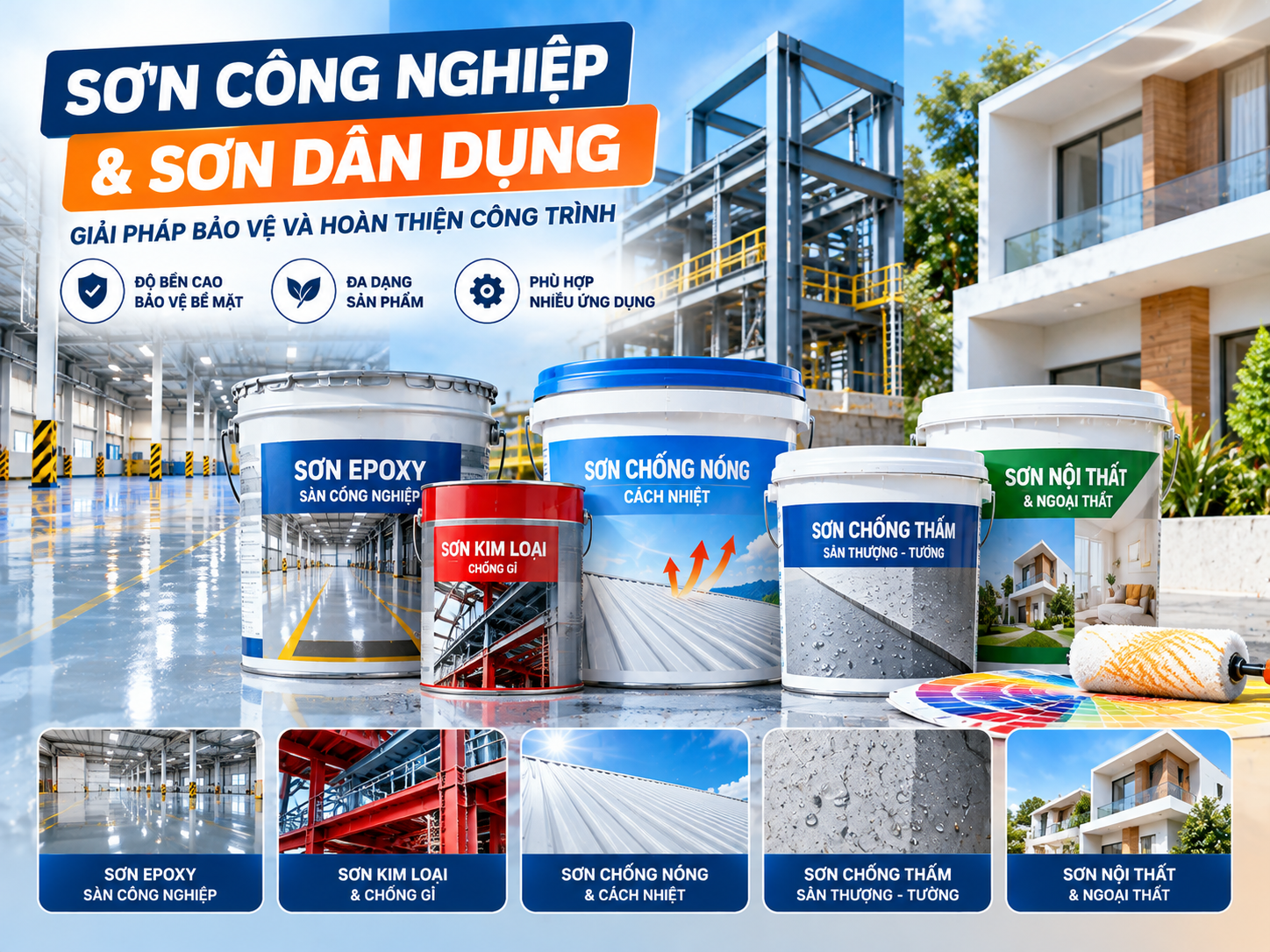 Sơn dân dụng & công nghiệp