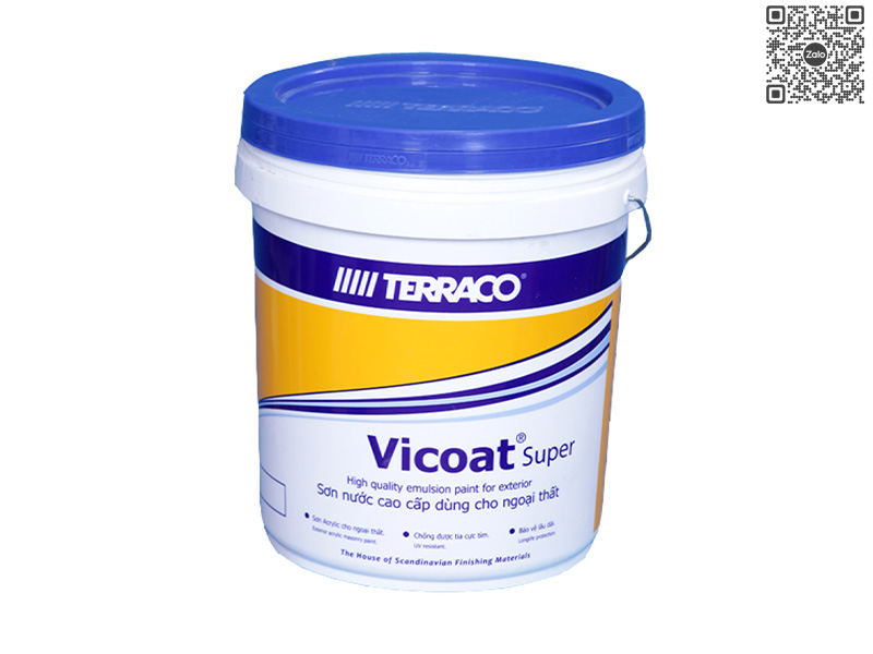 TERRACO VICOAT SUPER | Sơn Nước Ngoại Thất Cao Cấp