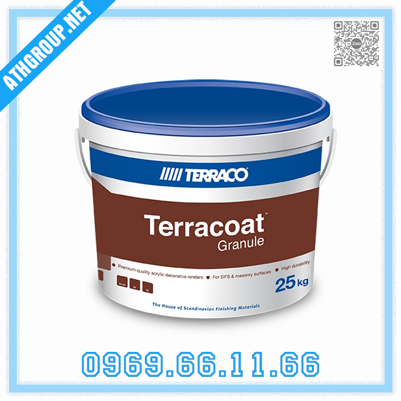 TERRACOAT GRANULE | Lớp Phủ Vân Gai Acrylic Trộn Sẵn