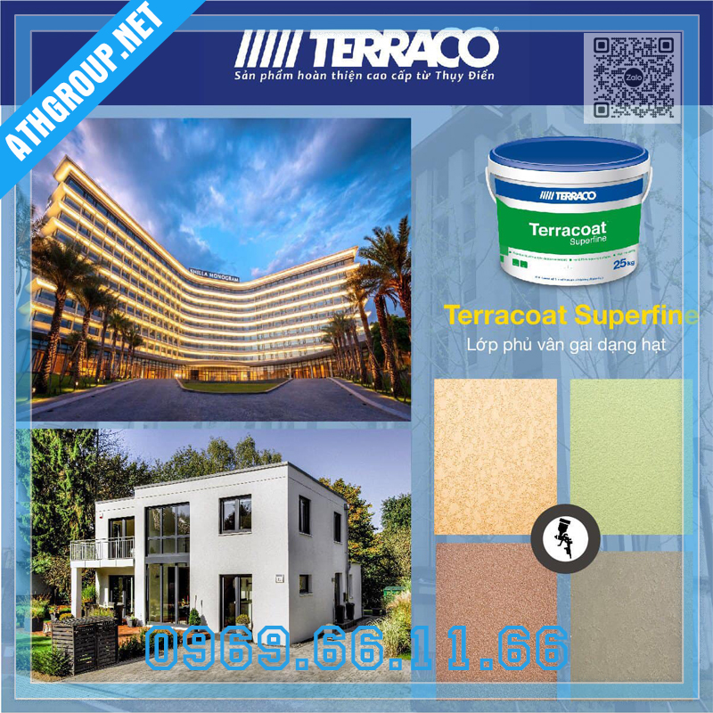Alternative view of TERRACOAT SUPERFINE | Lớp Phủ Vân Gai