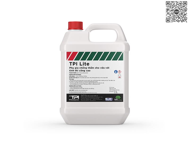 Alternative view of TPI Lite | Phụ gia chống thấm cho vữa tô