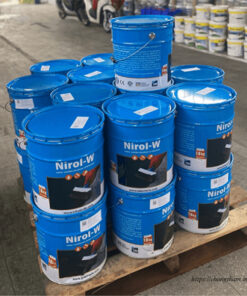 VẬT LIỆU LÓT GỐC NƯỚC NIROL W | Nhũ Tương Bitum Thi Công Lạnh