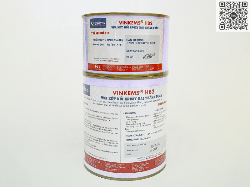 VINKEMS HB2 | Vữa Kết Nối Epoxy Hai Thành Phần
